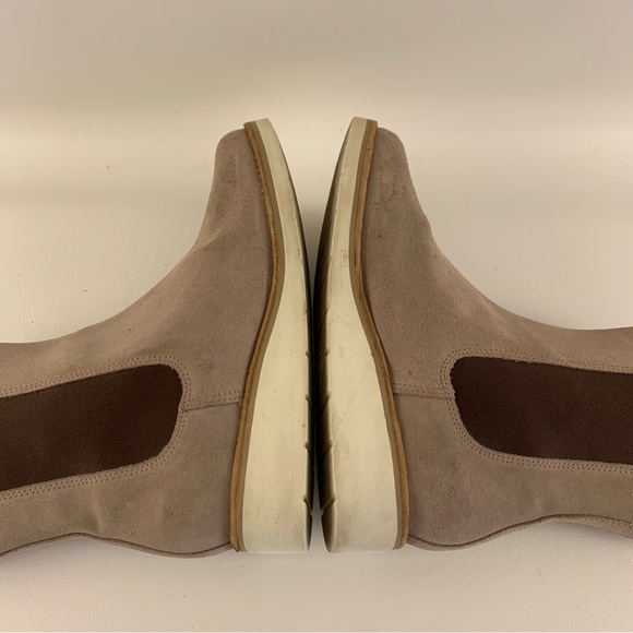 Cole Haan Johanna Tan Suede Wedge Boots - Picture 6 of 7